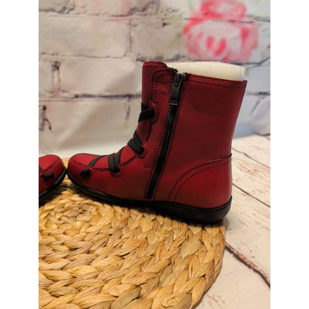 Bernie Mev Burgundy Webber Boots Sz: EU 38/US 7 - Picture 6 of 7